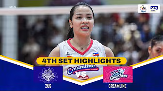 ZUS COFFEE vs. CREAMLINE | SET 4 HIGHLIGHTS | 2025 PVL ON TOUR | JULY 19, 2025 background