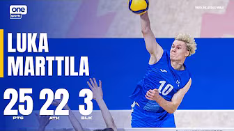 Luka Marttila FIRES 25 PTS for Finland vs Korea 🇫🇮 | 2025 FIVB MEN’S WORLD CHAMPIONSHIP | HIGHLIGHTS background