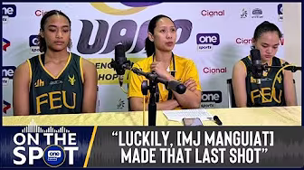Coach Raiza Palmera-Dy on FEU Lady Tamaraws’ first win | #OSOnTheSpot background