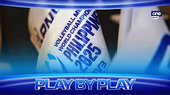 PH all ready to host 2025 FIVB Men’s World Championship | Play by Play background