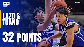 Lazo, Tuano POUR IN 32 PTS for Ateneo vs. NU | UAAP SEASON 88 MEN’S BASKETBALL | HIGHLIGHTS background