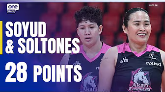 Soyud, Soltones DROP 28 PTS for Akari vs. Petro Gazz đđŒ | 2025 PVL ON TOUR | HIGHLIGHTS background