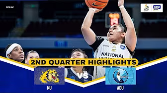 NU vs. ADAMSON | 2ND QUARTER HIGHLIGHTS | UAAP SEASON 88 WOMENâS BASKETBALL | OCT. 8, 2025 background