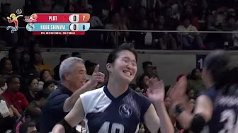 Nagisa Komatsuda OFF TO A HOT START for Kobe Shinwa vs. PLDT in Set 1 | 2025 PVL Invitational Final background