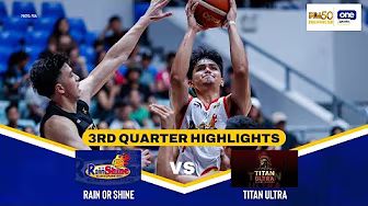TITAN ULTRA vs RAIN OR SHINE | 3RD QUARTER HIGHLIGHTS | PBA SEASON 50 PHILIPPINE CUP | OCT. 26, 2025 background