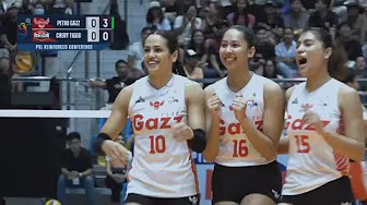 Van Sickle SIZZLES EARLY for Petro Gazz vs. Chery Tiggo EV in Set 1 | 2025 PVL Reinforced Conference background