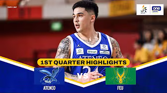 FEU vs. ATENEO | 1ST QUARTER HIGHLIGHTS | UAAP SEASON 88 MEN’S BASKETBALL backdrop
