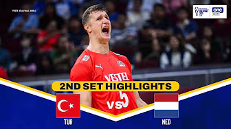 TURKIYE vs. NETHERLANDS | SET 2 HIGHLIGHTS | 2025 FIVB MEN'S WORLD CHAMPIONSHIP | SEPT. 20 background