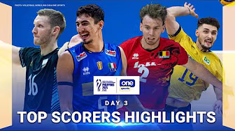 TOP SCORERS | DAY 3 | 2025 FIVB MEN'S WORLD CHAMPIONSHIP | SEPT. 14