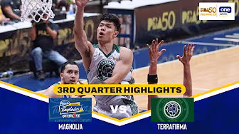 MAGNOLIA VS. TERRAFIRMA | 3RD QUARTER HIGHLIGHTS | PBA SEASON 50 PHILIPPINE CUP background