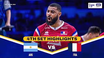 FRANCE vs. ARGENTINA | SET 4 HIGHLIGHTS | 2025 FIVB MEN’S WORLD CHAMPIONSHIP | SEPT 18, 2025