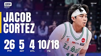 Jacob Cortez DELIVERS 26 PTS for DLSU’s OT WIN vs UE | UAAP SEASON 88 MEN’S BASKETBALL | HIGHLIGHTS