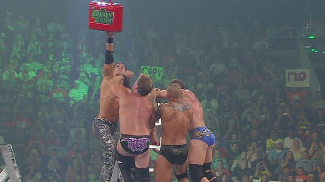 The Miz wins Raw Money in the Bank Ladder Match: Money in the Bank 2010 background