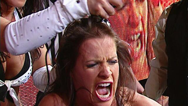 Molly Holly gets her head shaved by Victoria: WrestleMania 20