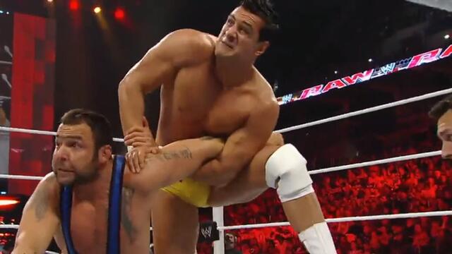 Raw: Santino Marella vs. Alberto Del Rio background
