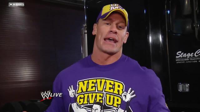 Raw: John Cena invades the arena to take out Justin Gabriel