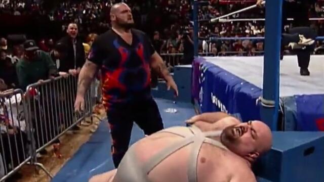 Bam Bam Bigelow vs. Bastion Booger: Raw, January 10, 1994 background