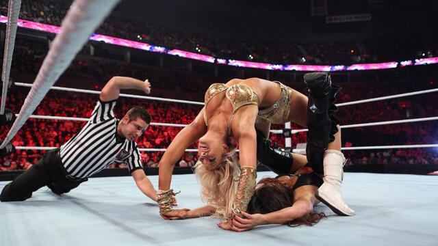 Raw: Kelly Kelly vs. Nikki Bella background