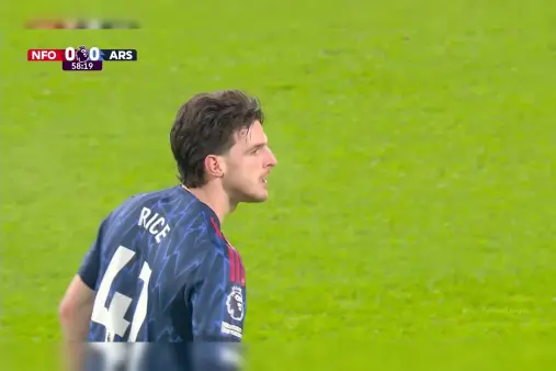 [Highlights] Instant threat after coming on! Saka steals the ball on the right and crosses to the back post, Rice shoots first-time wide