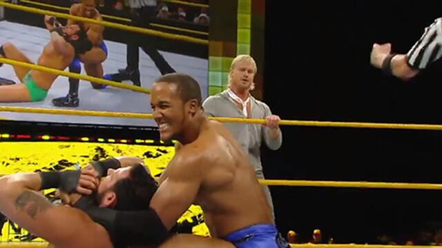 WWE NXT: Byron Saxton vs. Conor O'Brian backdrop