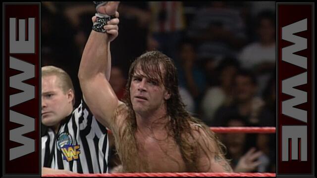 Shawn Michaels wins the Royal Rumble Match - Royal Rumble 1996 background