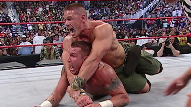 John Cena vs. Randy Orton vs. Edge vs. Shawn Michaels: Backlash 2007 - Fatal 4-Way Match backdrop