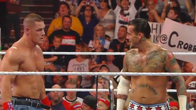 Raw: John Cena & CM Punk vs. The Miz & R-Truth