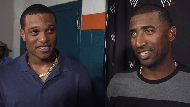 New York Yankee players can't miss out on WrestleMania XXVIII - WWE.com Exclusive - April 1, 2012 background