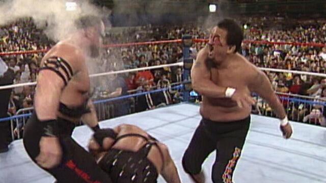Demolition vs. Powers of Pain and Mr. Fuji - World Tag Team Championship Handicap Match: WrestleMania 5