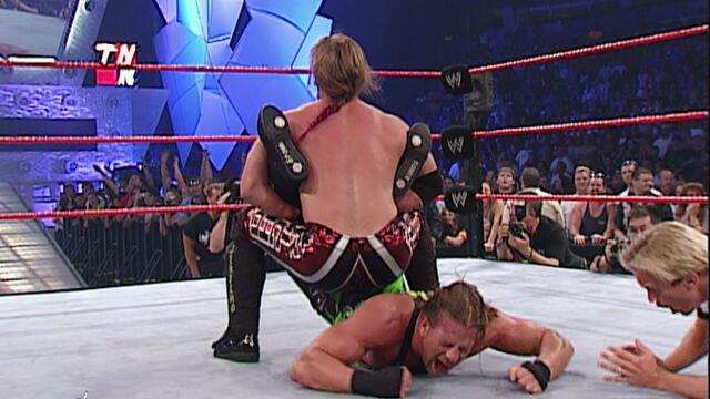 Rob Van Dam vs. Chris Jericho - Intercontinental Championship Match: Raw, September 16, 2002 background