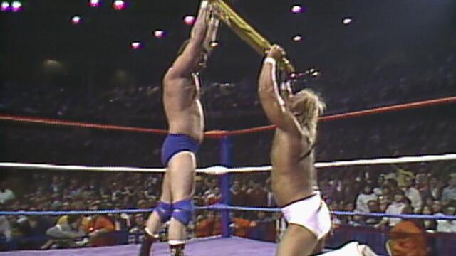 Hulk Hogan vs. "Rowdy" Roddy Piper: The Wrestling Classic - WWE Championship Match backdrop