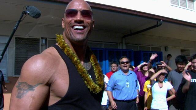The Rock has FINALLY come back to his high school