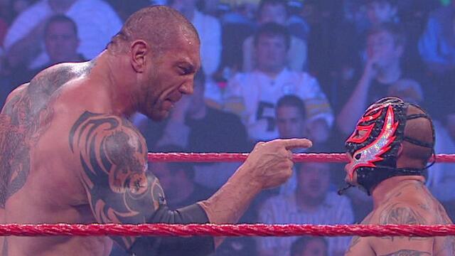 Undertaker vs. CM Punk vs. Batista vs. Rey Mysterio: Bragging Rights - WWE Championship Fatal 4-Way Match background