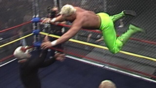 Sting vs. The Black Scorpion: Starrcade 1990 - NWA World Heavyweight Championship Steel Cage Match background