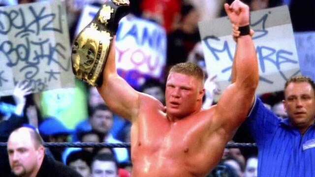 A special look at Brock Lesnar's biggest WWE matches: Raw, April 23, 2012