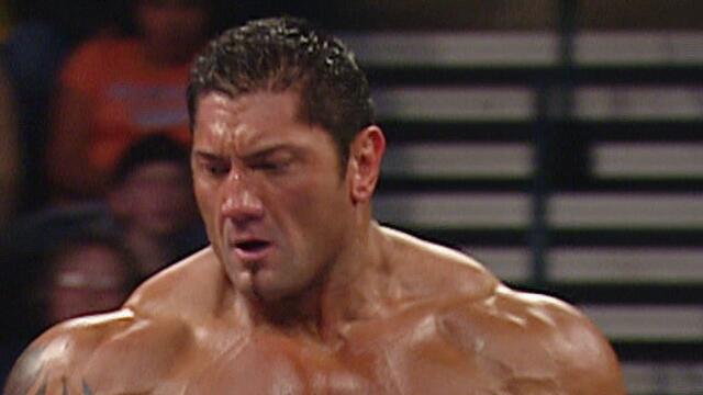 Batista vs. La Resistance - Royal Rumble Qualifying Match: Raw, January 24, 2005 background