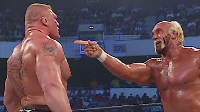 Hulk Hogan shows he still has it against Brock Lesnar: SmackDown, August 8, 2002