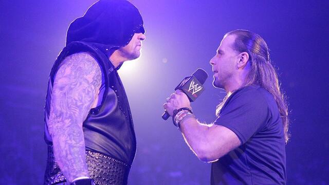 Shawn Michaels and Undertaker discuss HBK guest refereeing at WrestleMania 28: Raw, March 12, 2012