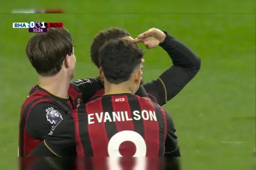 [Goal] Adli gets a yellow card for falling in the box, VAR intervenes to award a penalty, Tavernier converts