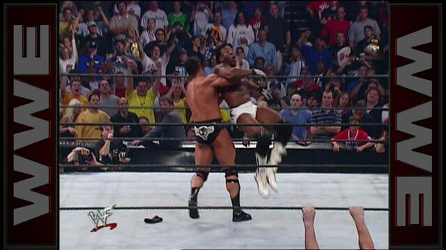 The Rock vs. Booker T & Shane McMahon - WCW Championship Handicap Match: Unforgiven 2001