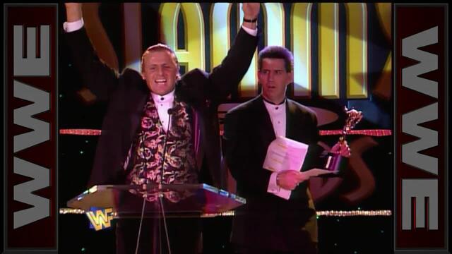 Owen Hart steals a Slammy Award: 1997 Slammy Awards