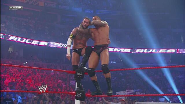 Randy Orton vs. CM Punk - Last Man Standing Match: Extreme Rules 2011