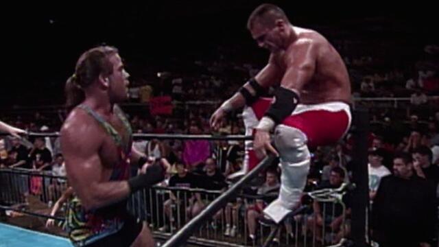 Rob Van Dam & Jerry Lynn vs. The Impact Players: Heat Wave 1999 background