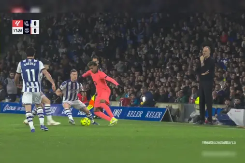 [Highlights] Individual skill! Yamal weaves through multiple defenders to complete the pass