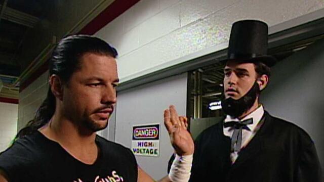 Al Snow propses a TV show to Steve Blackman: Raw, March 13, 2000 background