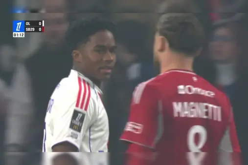 [Highlights] Endrick bursts into the box early and falls, referee does not award a penalty