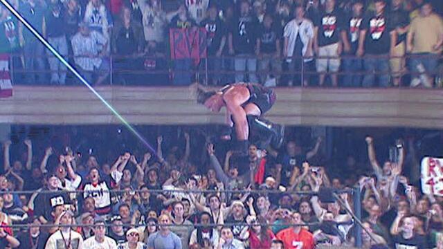 Rob Van Dam's acclaimed Five-Star Frog Splash