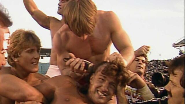 Kerry and Kevin Von Erich vs. Dynamic Duo - Hair vs. Hair Match: WCCW, November 2, 1985