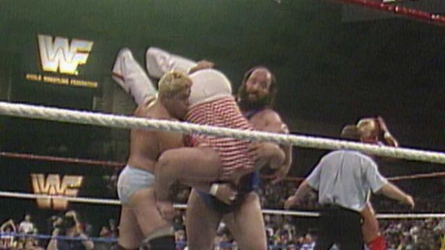 Hulk Hogan & Tugboat vs. Earthquake & Dino Bravo: The Main Event V, February 1, 1991