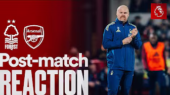 Sean Dyche Reaction 🗣️ | Nottingham Forest 0-0 Arsenal | Premier League